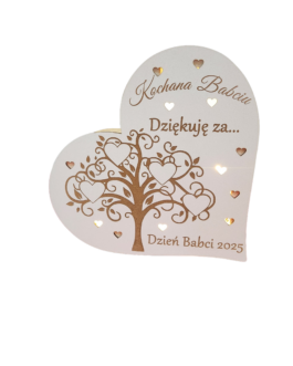 Serce stojące podświetlane