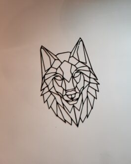 Wilk geometryczny na ścianę