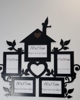 Ramki na zdjęcia Dom z sercem