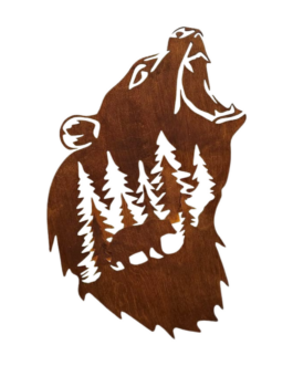 Drewniana lampka Niedźwiedź