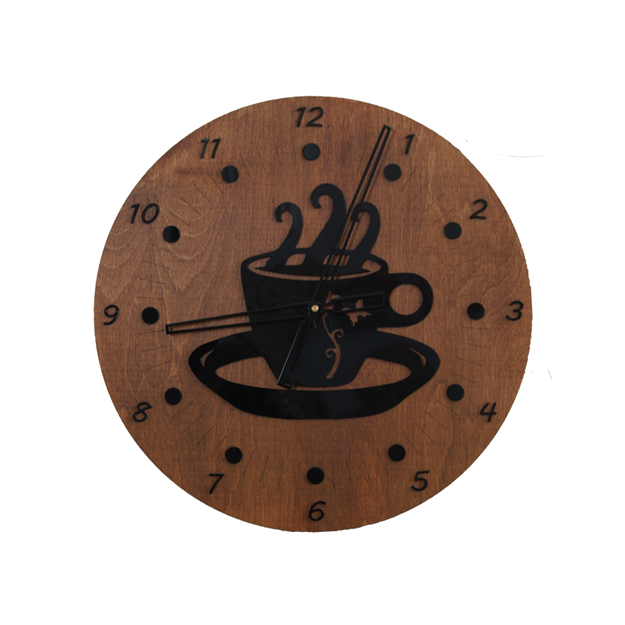 Zegar ścienny Coffee