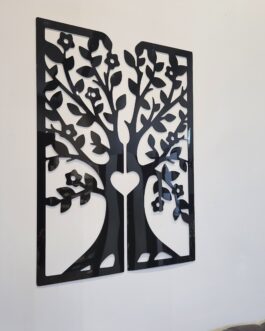 Obraz ażurowy drzewo miłości