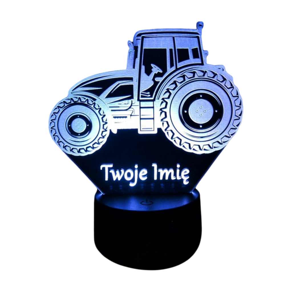 Lampa LED 3D – Traktor