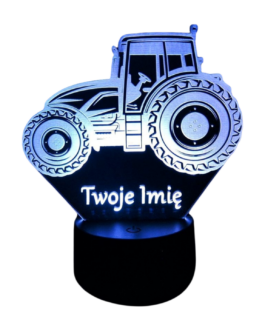 Lampa LED 3D – Traktor