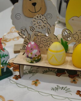 Stojak na 6 jajek-Zające