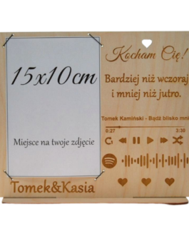 Ramka z Grawerem Spotify