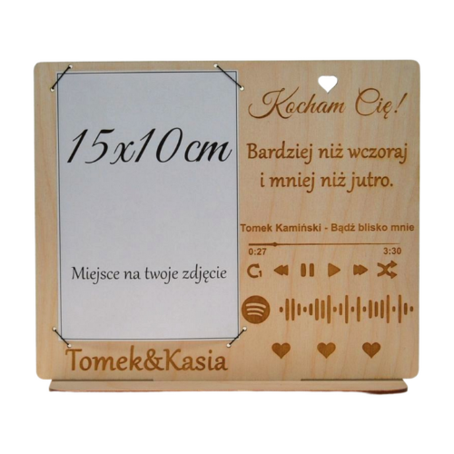 Ramka z Grawerem Spotify