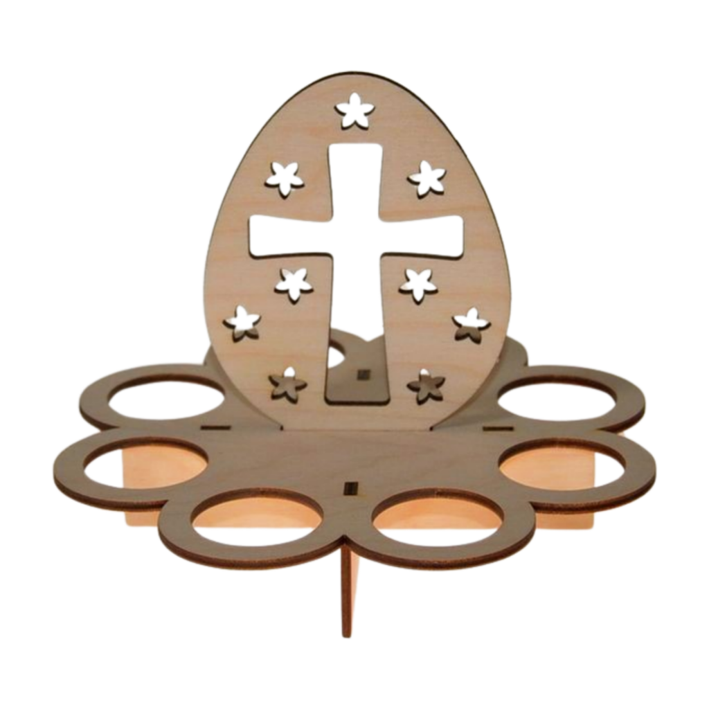 Stojak na jajka okrągły na 8 jajek.