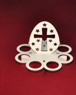 Stojak na jajka okrągły na 8 jajek.