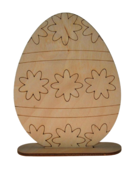 Jajko stojące pisanka do kolorowania